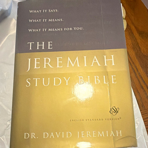 The jeremiah study bible esv - study,